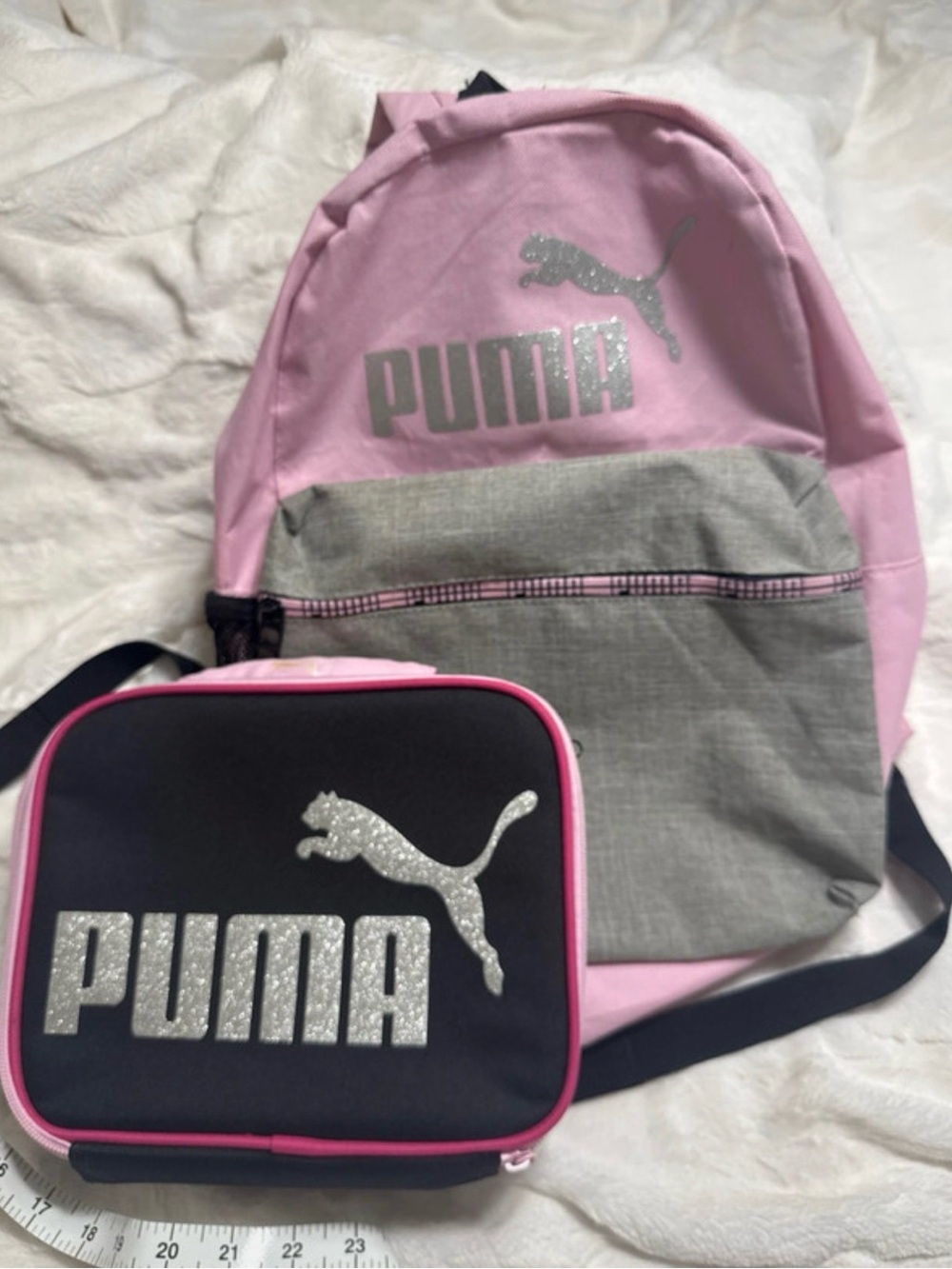 Puma Backpack and Lunchbox.